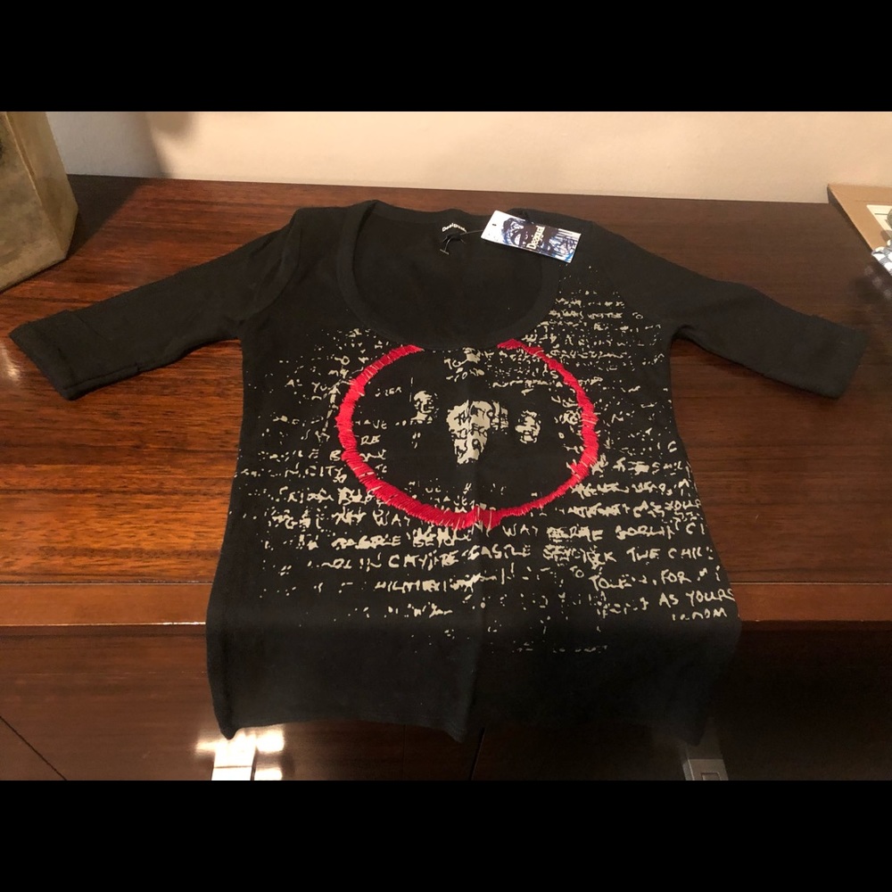 NWT Desigual 1/2 sleeve Mystic Circle shirt
